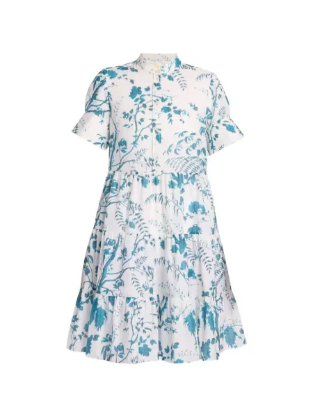 Rochie mini Erdem cu imagine alb