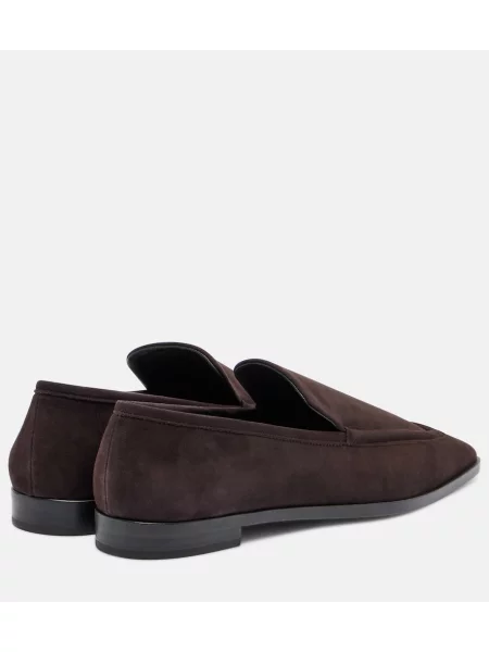Pantofi loafer A.emery din piele de căprioară maro