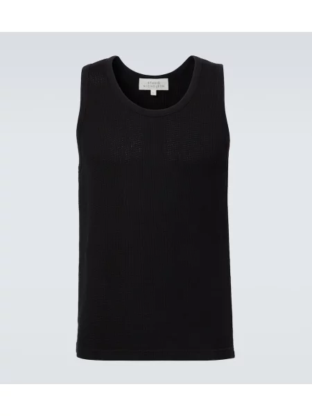 Košile Studio Nicholson jersey černá