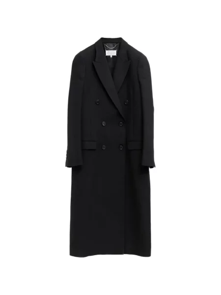 Palton Maison Margiela cu două rânduri de nasturi negru