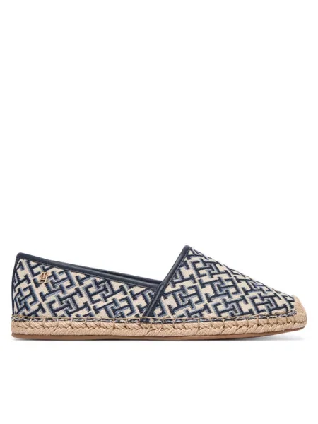 Tommy Hilfiger Espadrilles Th Monogram Jacquard barna