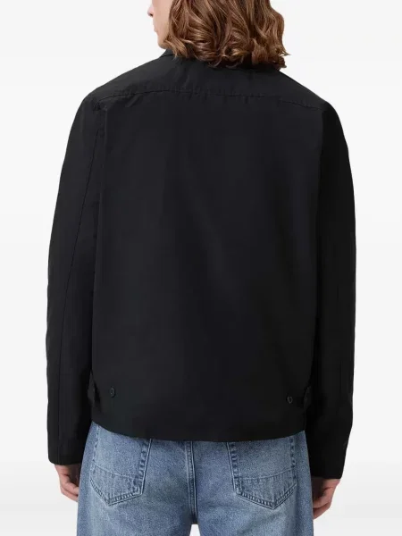 Geacă Allsaints cu broderie negru