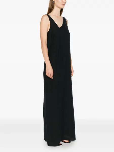 Rochie midi Occleus până la genunchi de costum negru