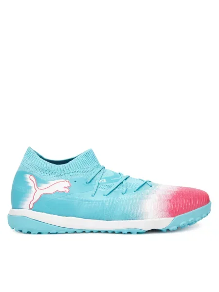 Puma Buty do piłki nożnej Future 8 Match Re-Charge Tt 01 Błękitny niebieskie