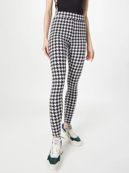 Urban Classics Leggings negru alb