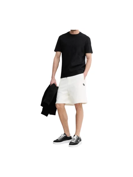 Szorty Armani Exchange z logo białe