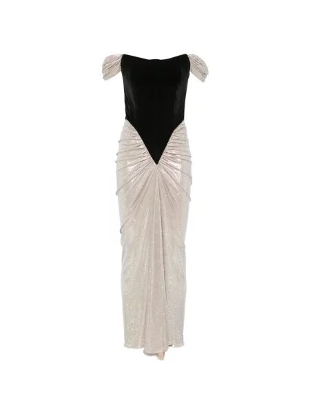 Rochie Miron de catifea negru