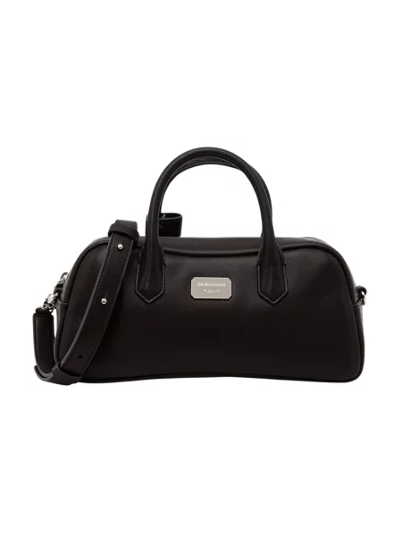Emporio Armani torebka skórzana brązowa