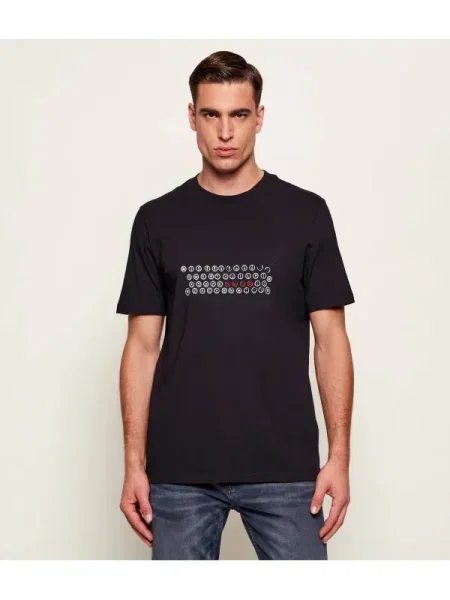 HUGO Tricou Deyss | negru
