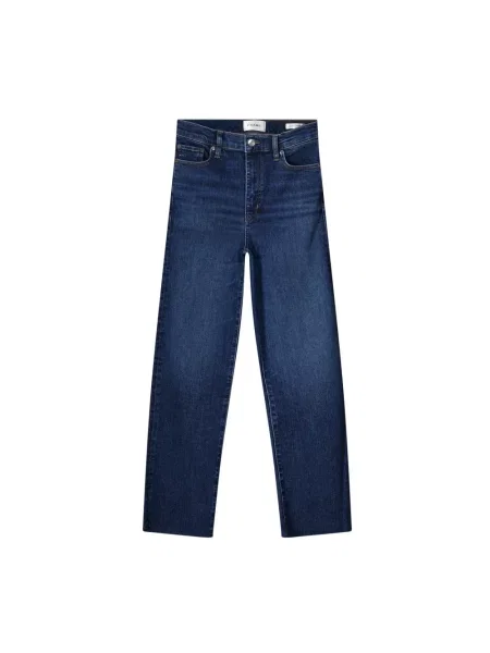 Jeansy straight leg Frame niebieskie