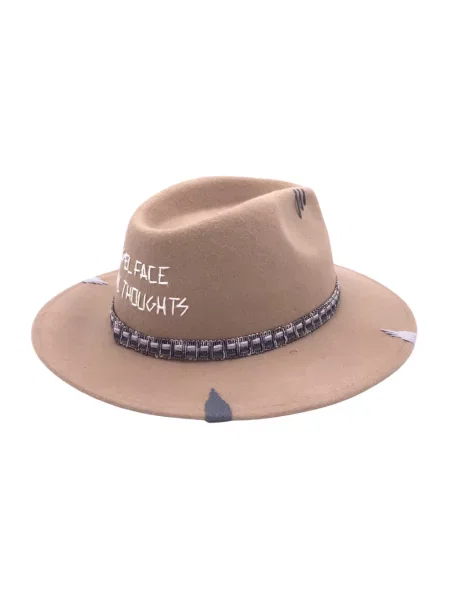 Kapelusz The Hat Gang wełniany klasyczny beżowy