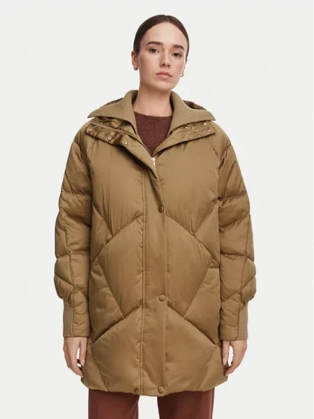 Marella Пухено яке Angus Светлокафяв