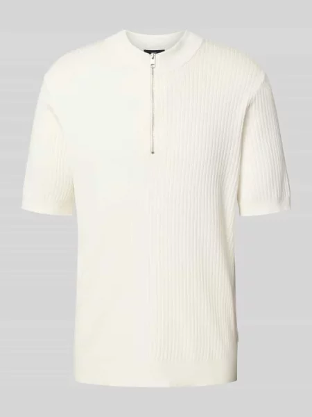 Dzianinowa koszulka Cinque biała