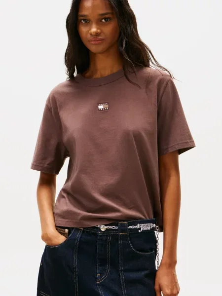 Футболка Tommy Jeans коричнева