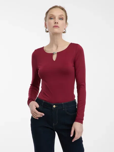 Tricou mânecă lungă Orsay albastru