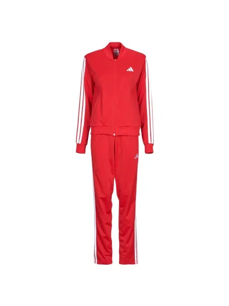 Csíkos öltöny ruha Adidas piros