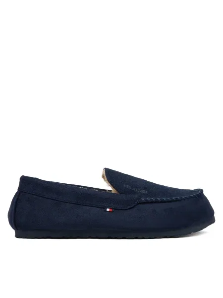 Пантофи Tommy Hilfiger HILFIGER M SDE DRIVER HOUSE SHOE мъжки тъмносиньо