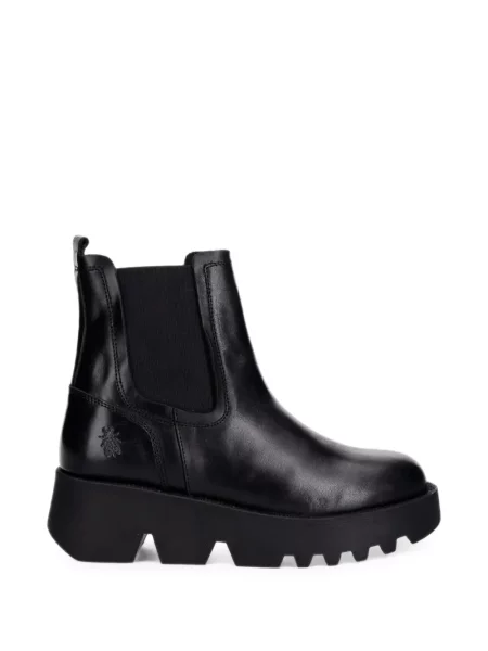 Botine chelsea Fly London chunky negru