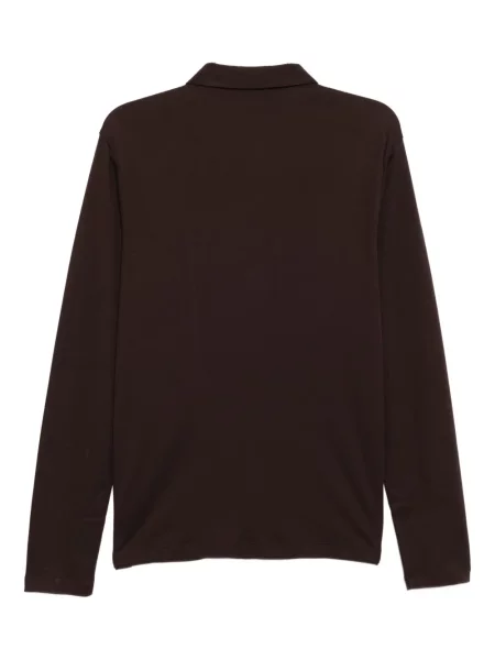Polo Michael Kors cu broderie maro