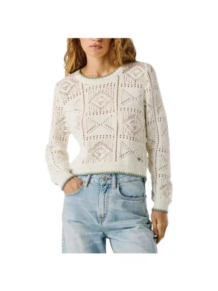 Pulover Pepe Jeans alb