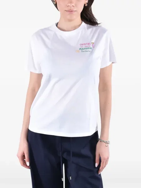 Tricou Mc2 Saint Barth cu autograf alb