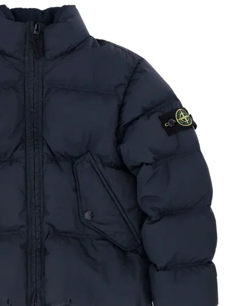 Kurtka dziecięca Stone Island niebieska