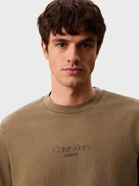 Футболка Calvin Klein Jeans коричнева