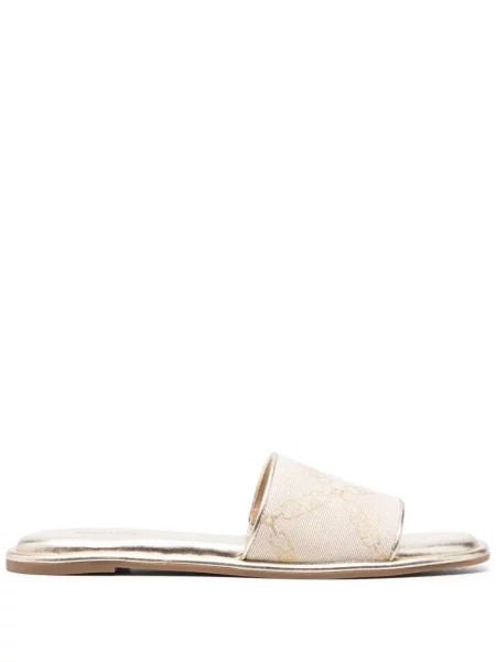 Sandale Michael Michael Kors din piele transparente negru