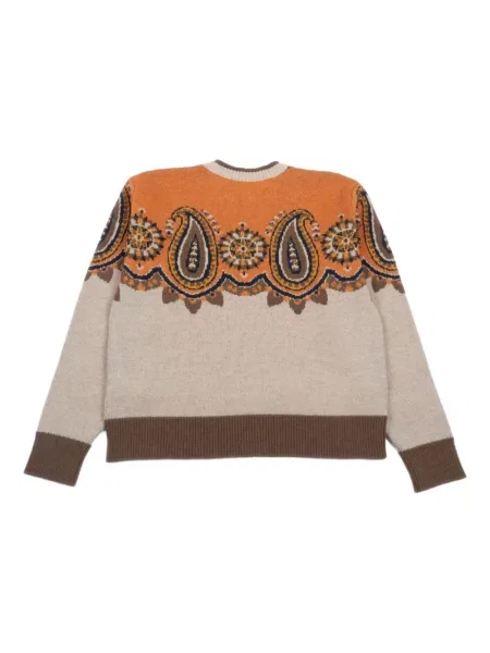 Sweter dziecięcy Etro brązowy