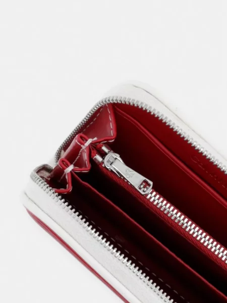 Calvin Klein RFID pénztárca női műbőr piros