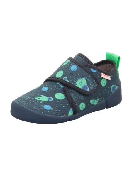 SUPERFIT Papuci de casă VENTI deschis / închis / verde deschis albastru