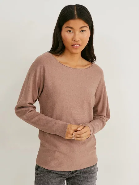 C&A Джемпер Віскоза/нейлон бежевий