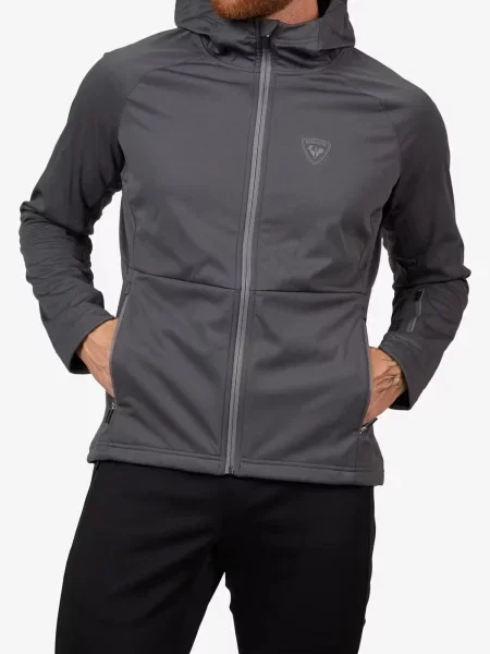 ROSSIGNOL KURTKA softshell GENETYS HOOD JKT M szara