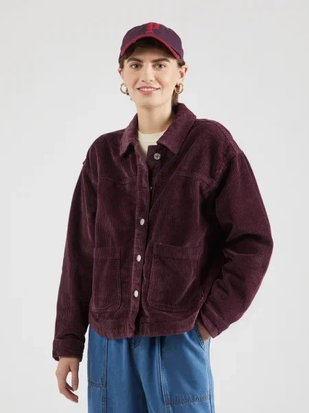 VERO MODA Prechodná bunda VMJamie vínovo červená