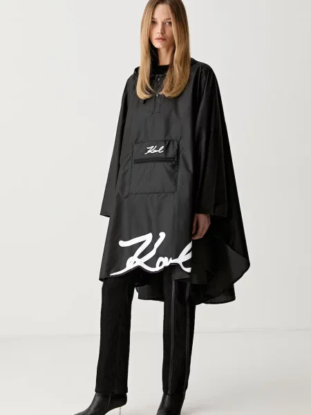 Karl Lagerfeld Dáždnik K/Signature Regenponcho čierna
