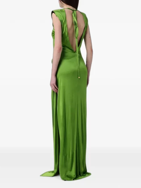 Rochie Elisabetta Franchi drapată verde
