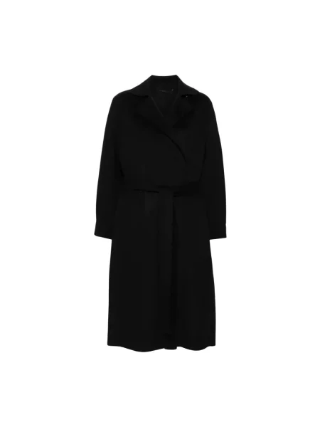 Płaszcz Kenzo wełniany dwurzędowy czarny