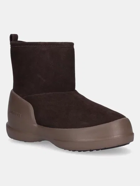 Velúr bokacsizma Moon Boot barna