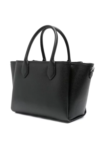 Geanta de piele Emporio Armani din piele negru