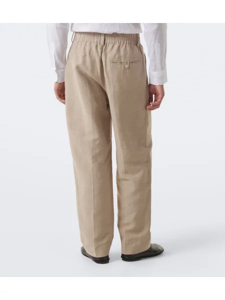 Pantaloni Jacquemus de in bej