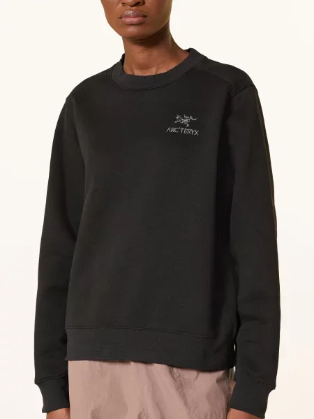 Arc'teryx Mikiny Emblem Crew černá