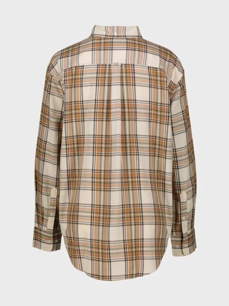 Картата фланелева сорочка Gant