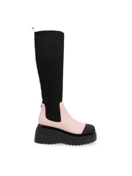 Kozaki Steve Madden na wysokim obcasie czarne