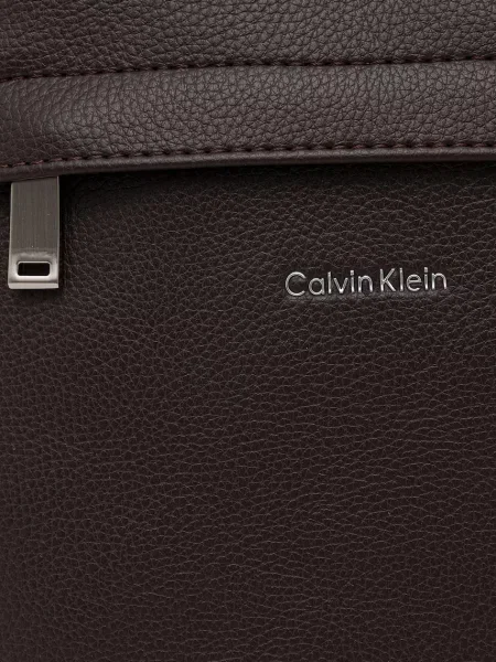 Calvin Klein Saszetka Raised Reporter brązowy