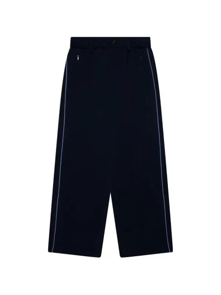 Pantaloni Marni de lână albastru
