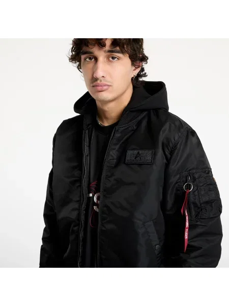 Jachetă Alpha Industries MA 1 ZH Back Print Black XL negru
