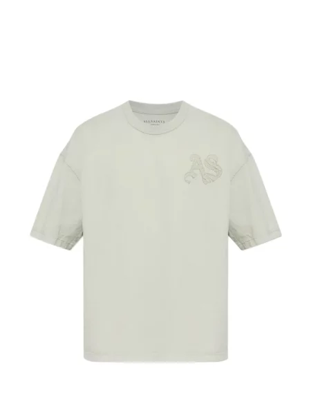 Tricou Allsaints cu autograf verde
