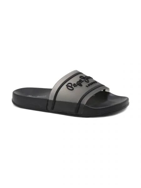 Pepe Jeans London Papucs SLIDER fekete