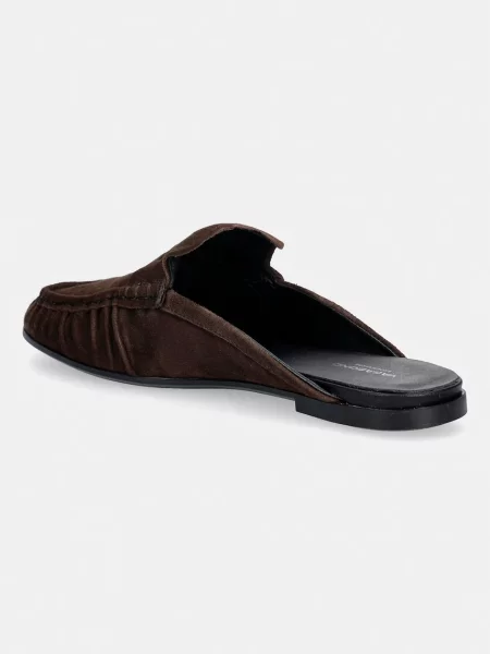 Klapki Vagabond Shoemakers zamszowe brązowe