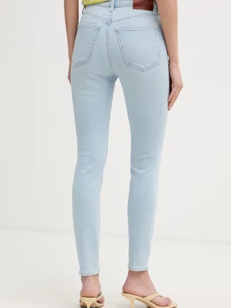 Calvin Klein Jeans jeansy skinny niebieskie